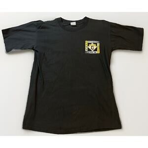 Vintage 1991 Pittsburgh Pirates City Block 2-Side T-Shirt L Single Stitch Black